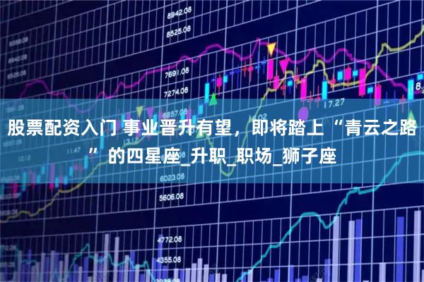 股票配资入门 事业晋升有望，即将踏上 “青云之路” 的四星座_升职_职场_狮子座